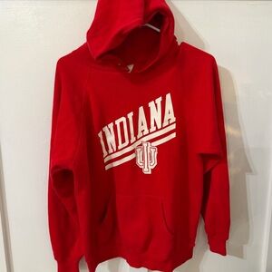 Vintage Indiana University Red Hoodie